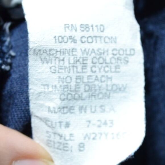 Studio Ease Vintage Denim Jumper Maxi Dress Size 8 - Picture 7 of 7